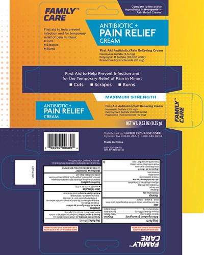 689 Antibiotic Pain (689 Zdp Bx Fc Antibiotic + Pain Relief Cream 0.33oz R1)
